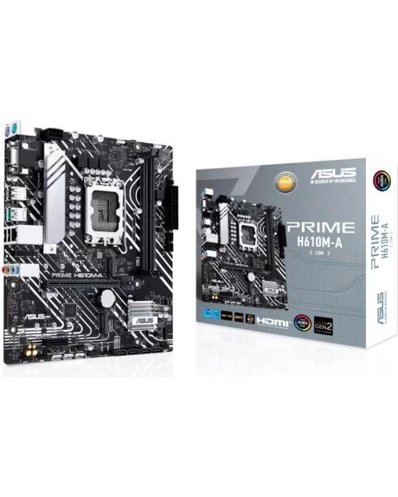 ASUS Placa Base PRIME H610M-A CSM DDR5 mATX 1700