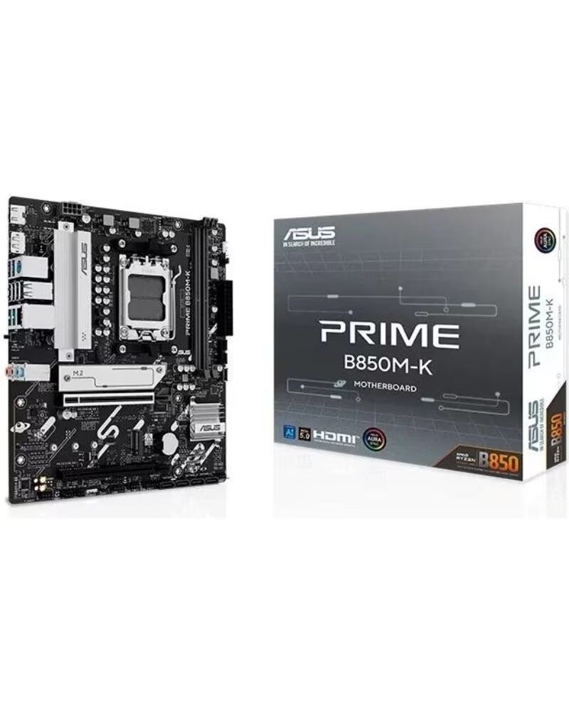 ASUS Placa Base Prime B850M-K Socket AM5- DDR5- PCIe 5 0- Micro ATX