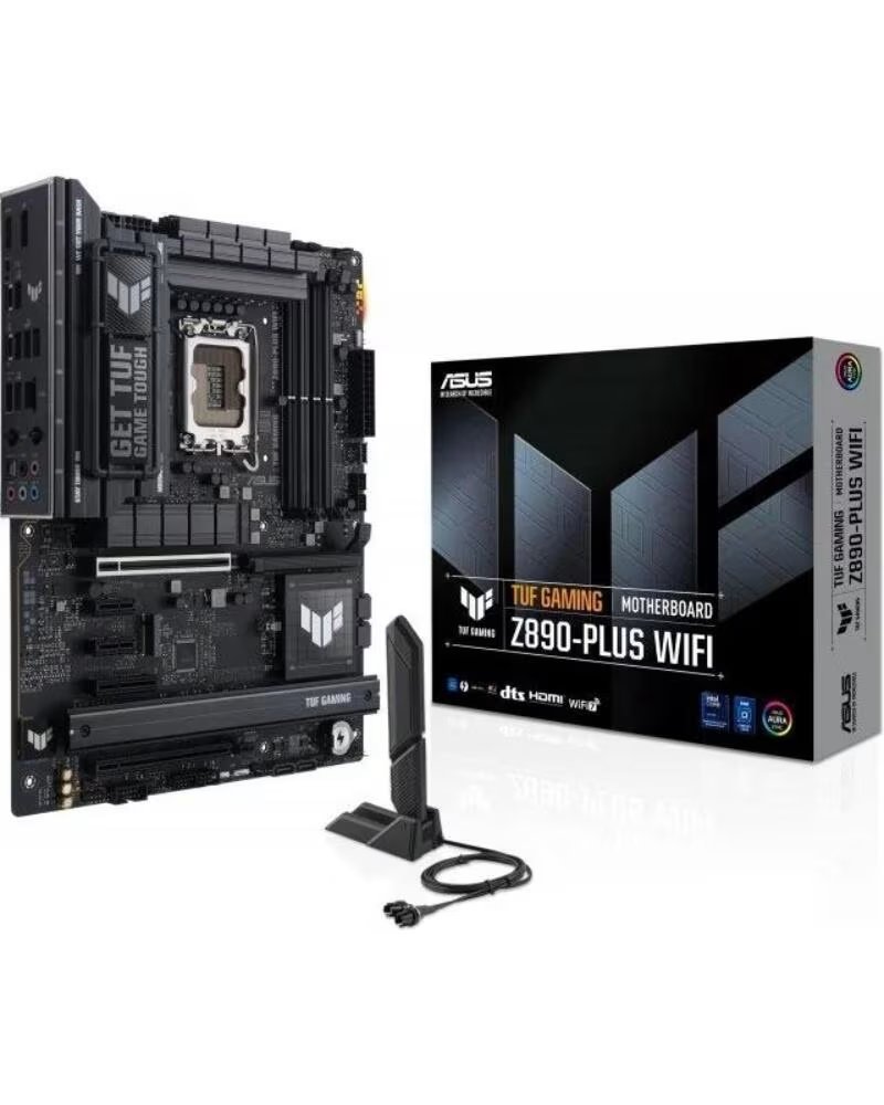 ASUS Placa Base TUF GAMING Z890-PLUS WIFI- Socket 1851- DDR5- PCIe 5 0