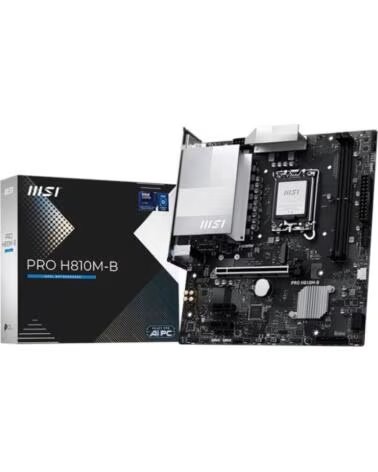 MSI Placa Base PRO H810M-B DDR5 mATX LGA1851
