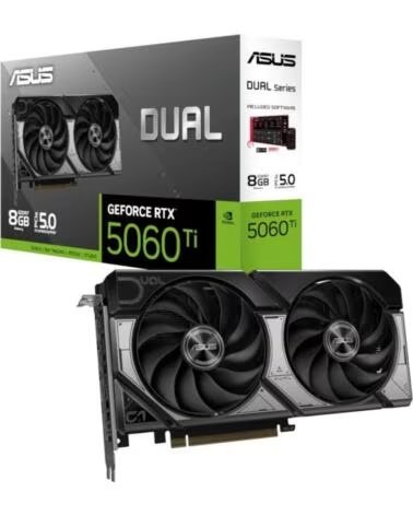 ASUS VGA NVIDIA DUAL RTX 5060 TI O8G DDR7