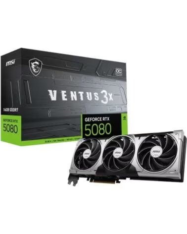 MSI VGA NVIDIA RTX 5080 16G VENTUS 3X OC BLACK