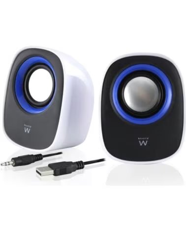 EWENT ALTAVOCES EW3513 2 0 5W RMS USB -NEGRO WHITE