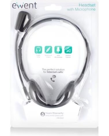 EWENT EW3563 Auriculares Microfono Stereo