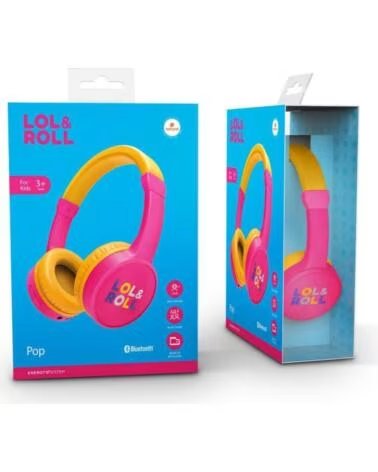 ENERGY SISTEM Auriculares micro lolroll pop rosa supraural - bt 5 1 - jack 3 5mm - multiplataforma