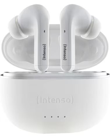 INTENSO Auriculares bluetooth buds t300a tws con anc blanco inalambrico