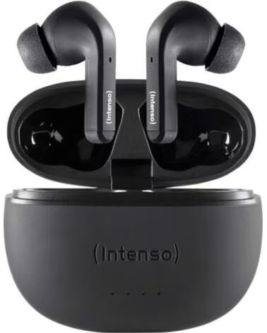 INTENSO Auriculares bluetooth buds t300a tws con anc negro inalambrico