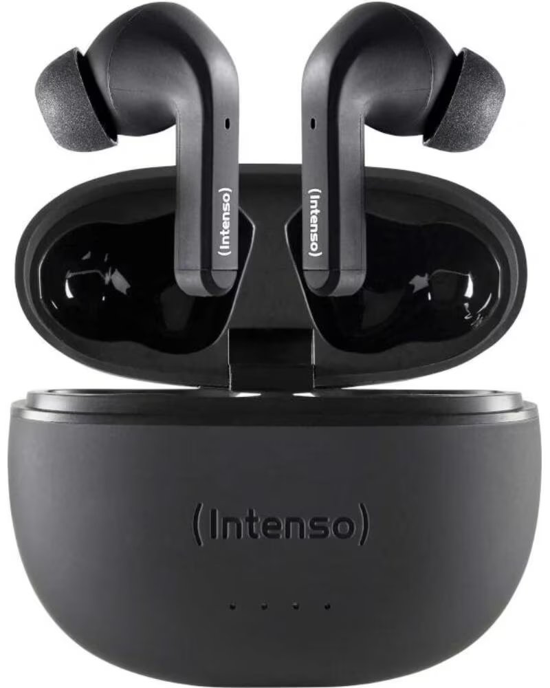 INTENSO Auriculares bluetooth buds t300a tws con anc negro inalambrico