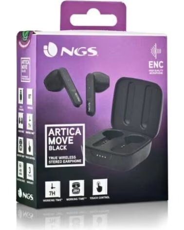 NGS Auriculares Artica Move BT y TW Stereo Black