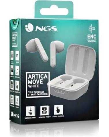 NGS Auriculares Artica Move BT y TW Stereo White