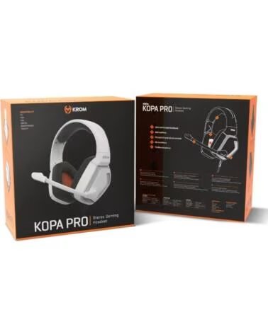 KROM KOPA PRO AURICULAR GAMING STEREO BLANCO