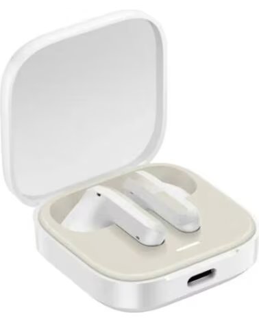 XIAOMI Auriculares Bluetooth Redmi Buds 6 Active con estuche de carga- Autonomia 6h- Blancos