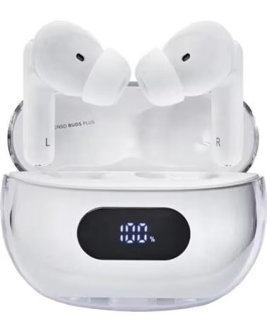 INTENSO Buds Plus Auriculares TWS ANCENC Blanc