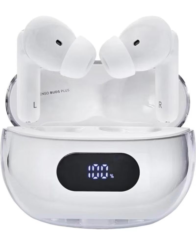 INTENSO Buds Plus Auriculares TWS ANCENC Blanc
