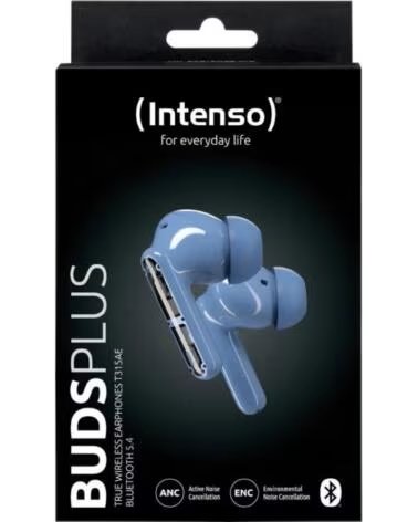 INTENSO Buds Plus Auriculares TWS ANCENC azul