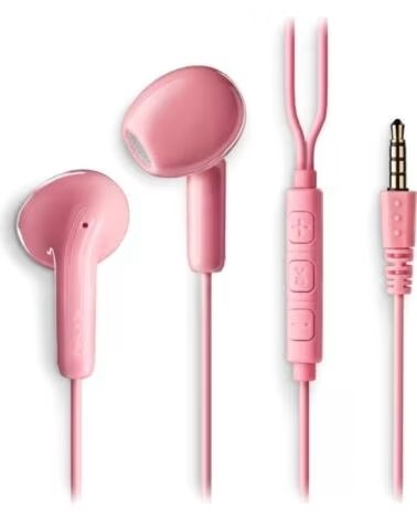 NGS Auricular Rosa Estereo Cable JACK 3 5 Mm