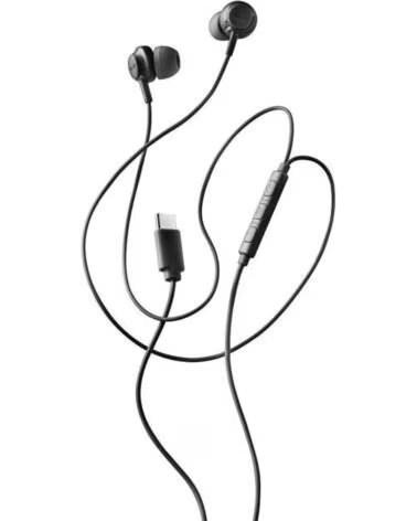 NGS Auricular Negro Estereo USB-C Con Cable