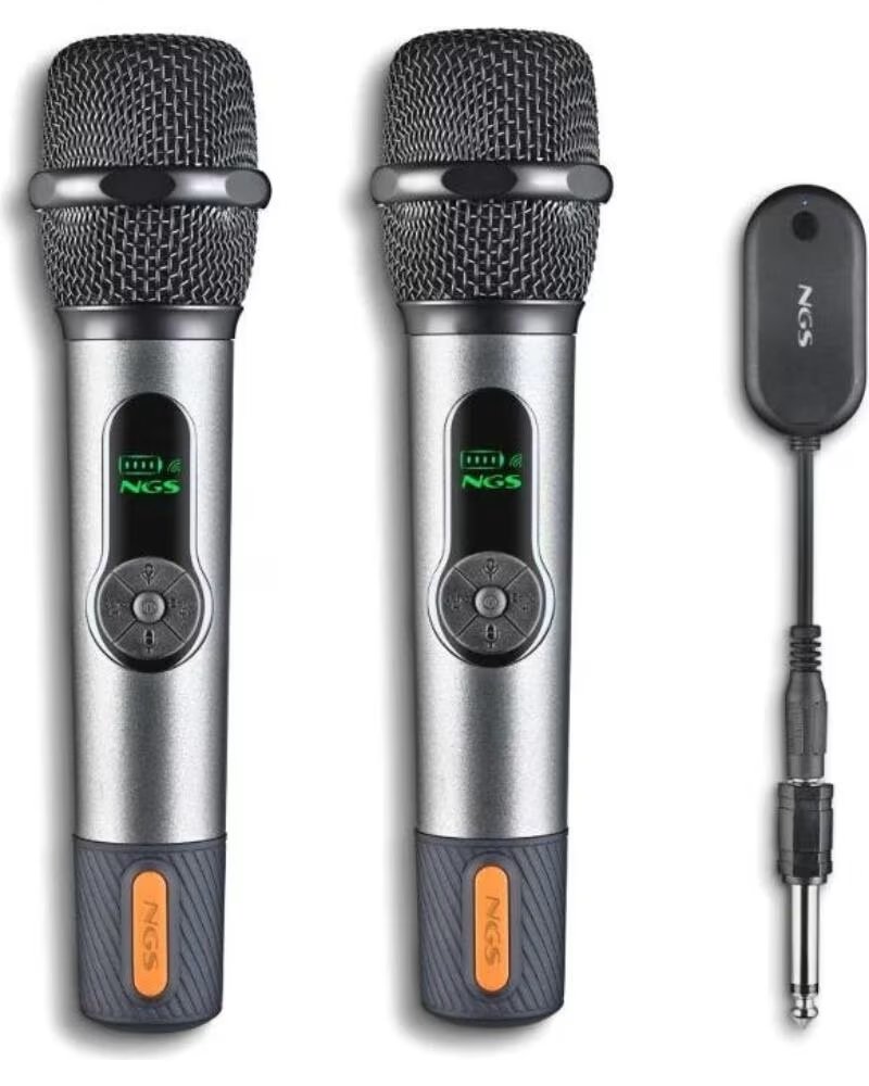 NGS Microfonos inalambricos Vocales Pack 2