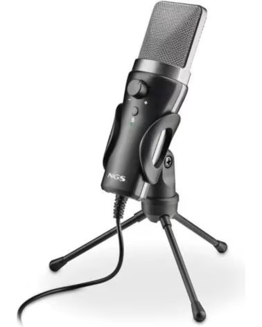 NGS Microfono PC Usb con soporte tripode