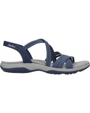 Woman Sandals SKECHERS SANDALIAS PLANAS 163117 MARINO AZUL