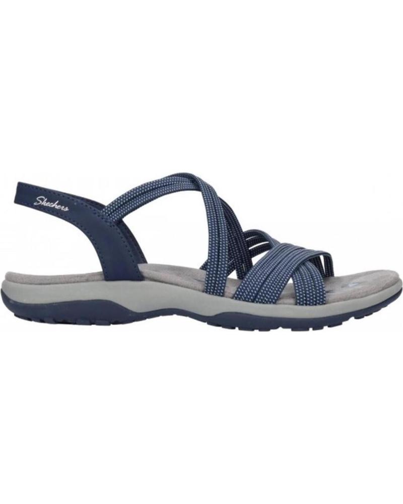 Woman Sandals SKECHERS SANDALIAS PLANAS 163117 MARINO AZUL
