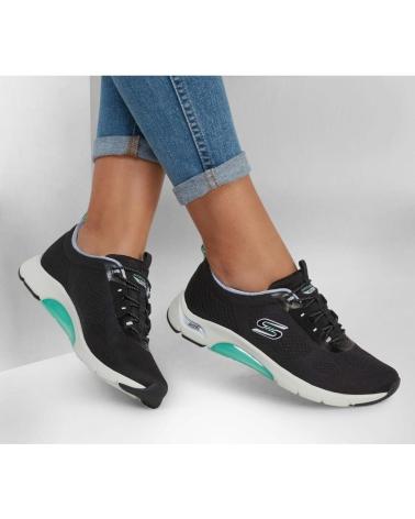 Scarpe sport per Donna SKECHERS SKECH-AIR ARCH FIT-MELLOW NEGRA NEGRO