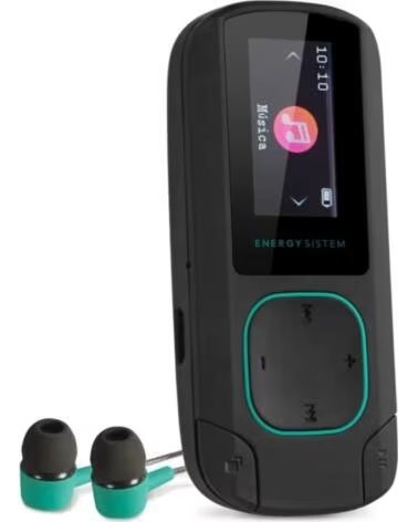ENERGY SISTEM Reproductor Bluetooth MP3 Clip Jade