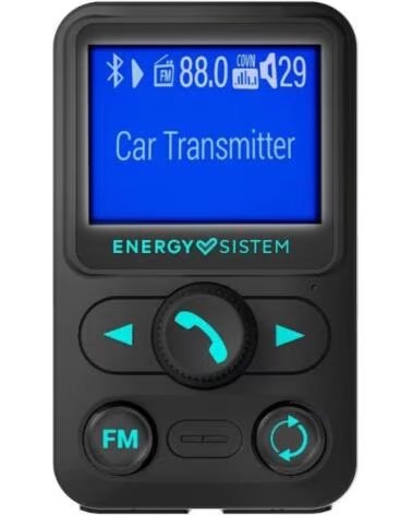 ENERGY SISTEM Transmisor fm coche xtra bluetooth - 1 4 pulgadas lcd - asistente de voz - carga usb - mp3