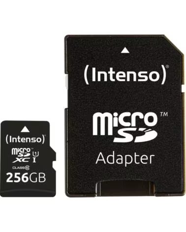 INTENSO Tarjeta memoria micro sd 256gb uhs - i cl10 adaptador sd