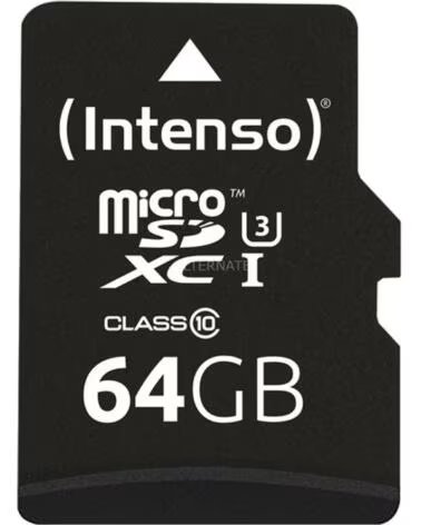 INTENSO 3433490 Micro SD UHS-I profesional 64GB