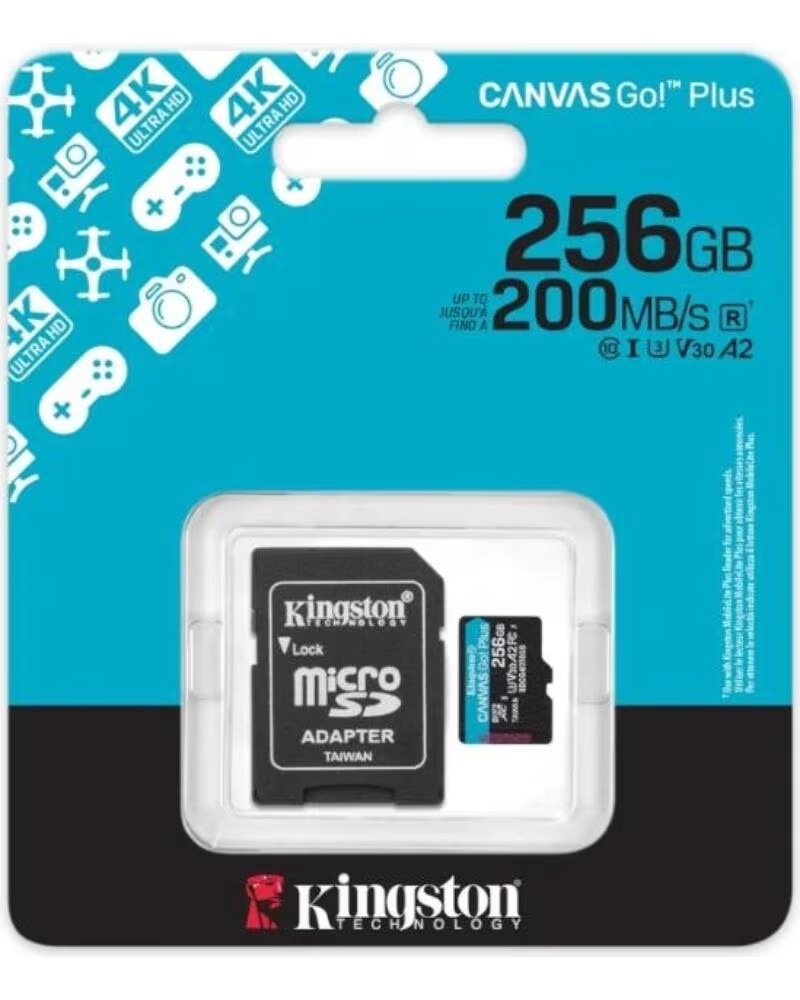 KINGSTON microSD Canvas Go Plus 4 256GB 200 MB-s