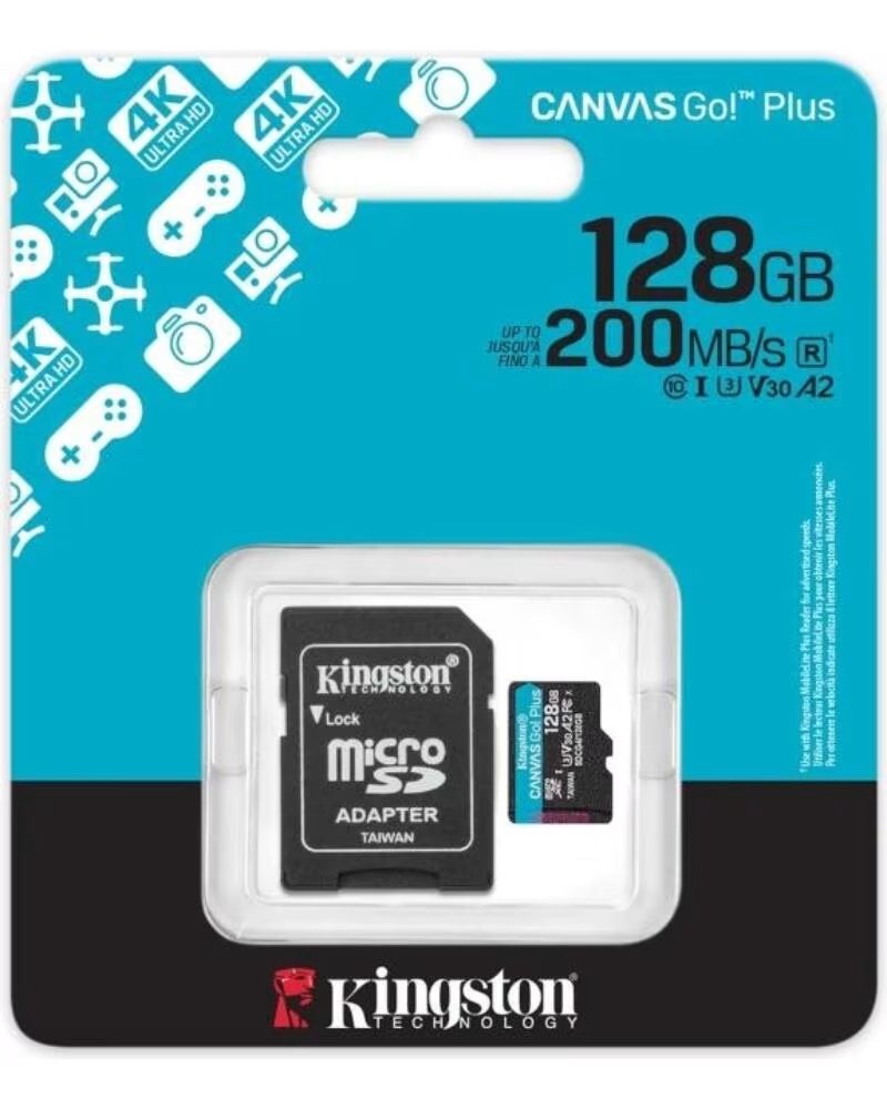 KINGSTON microSD Canvas Go Plus 4 128GB 200 MB-s