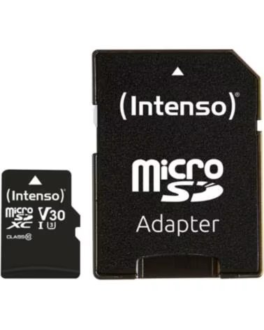 INTENSO Tarjeta memoria micro sd 16gb profesional v30 adaptador sd