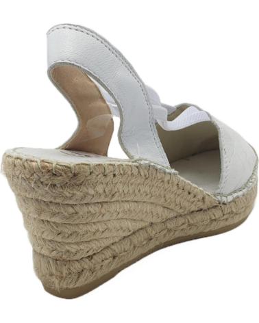 Sandalias de Mujer VIDORRETA CLAVEL PIEL BLANCA BLANCO
