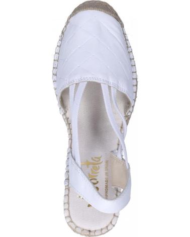 Sandalias de Mujer VIDORRETA CLAVEL PIEL BLANCA BLANCO