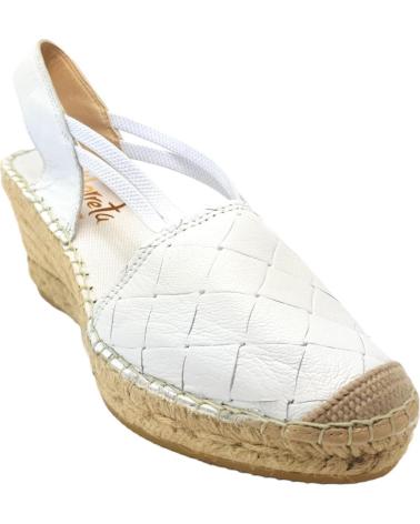 Sandalias de Mujer VIDORRETA CLAVEL PIEL BLANCA BLANCO