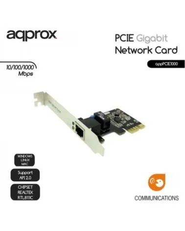 APPROX APPPCIE1000 Tarjeta Red Gigabit PCI-E LP