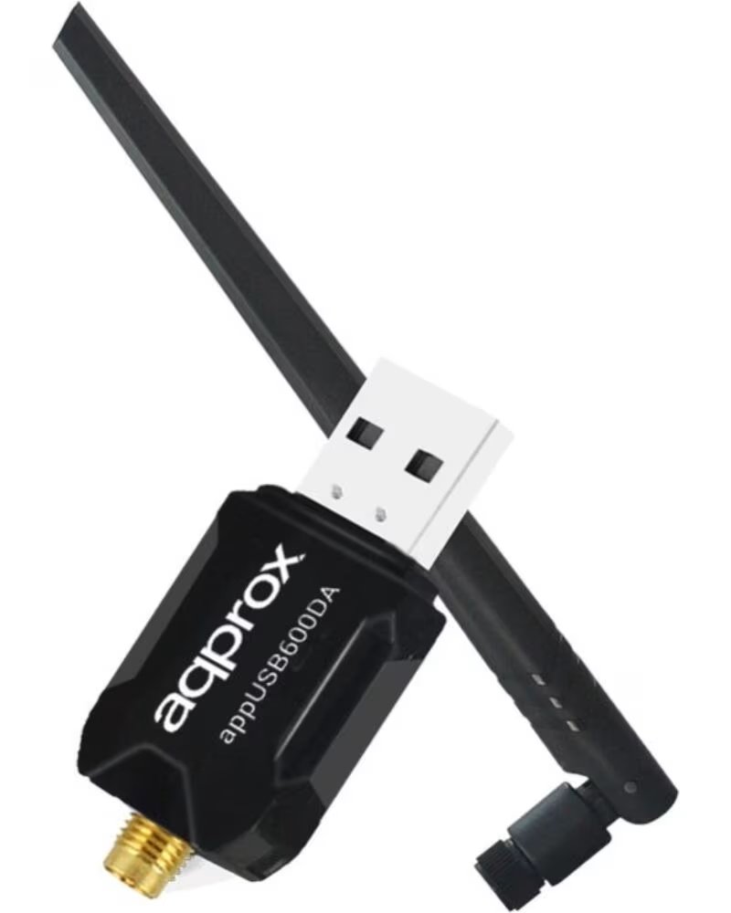 APPROX APPUSB600DA Tarjeta Red WiFi N600 USB