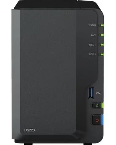 SYNOLOGY DS223 NAS 2Bay DiskStation 1xGbE