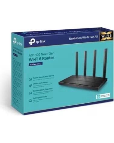 TP-LINK Archer AX12 Router WiFi6 AX1500 1xGb WAN