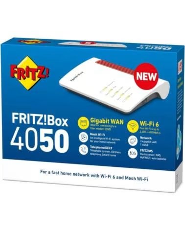 FRITZ Router wifi 6 box 4050 mesh 1xgb wan 3xgb lan