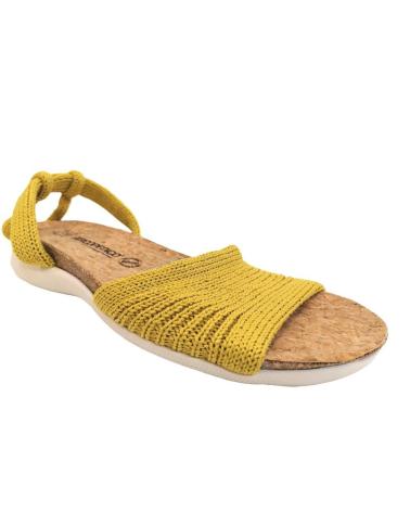 Sandali per Donna ARCOPEDICO ARENAL TEJIDO AMARILO AMARILLO