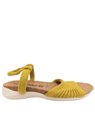 Sandalias de Mujer ARCOPEDICO ARENAL TEJIDO AMARILO AMARILLO