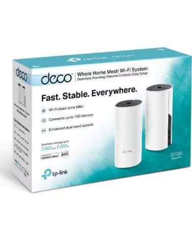 TP-LINK Deco M42-Pack AP AC1200 WiFi Mesh 2xGbE