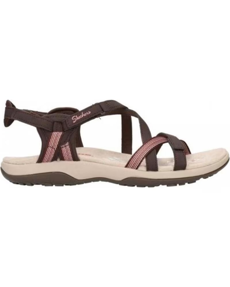 Sandali-De-Mujer-SKECHERS-REGGAE-SLIM-SUN-ARRAY-MARRON
