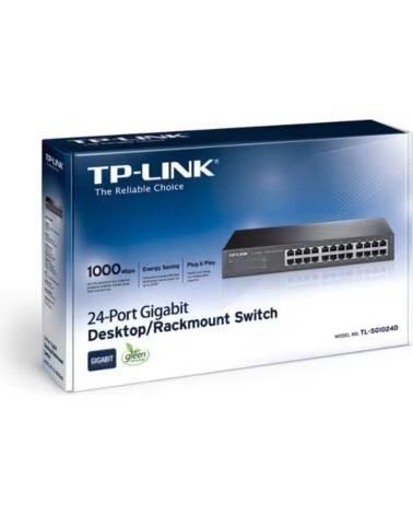 TP-LINK Switch TL-SG1024D 24 Puertos- RJ-45 10-100-1000