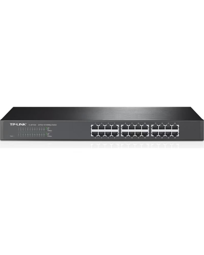 TP-LINK TL-SF1024 SWITCH 24 PORTE 10/100 MBPS METALLICO