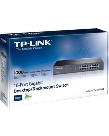 TP-LINK Switch TL-SG1016D 16 Puertos- RJ-45 10-100-1000