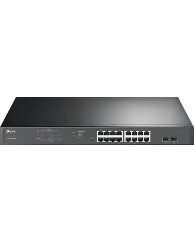 TP-LINK SG1218MPE Switch 16xGB PoE 2xSFP