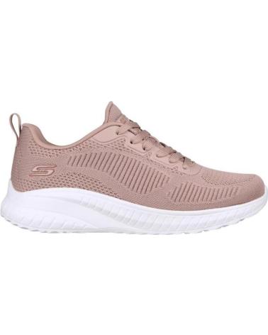 Deportivas de Mujer y Niña SKECHERS 117209-BLSH BOBS SQUAD CHAOS FACE OFF BLUSH ROSA